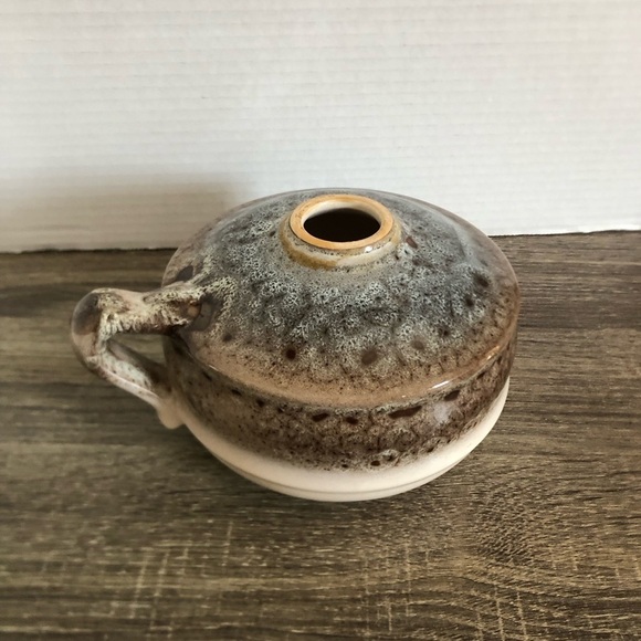 Vtg Beauceware Pottery Oil Lamp Base - Picture 3 of 12